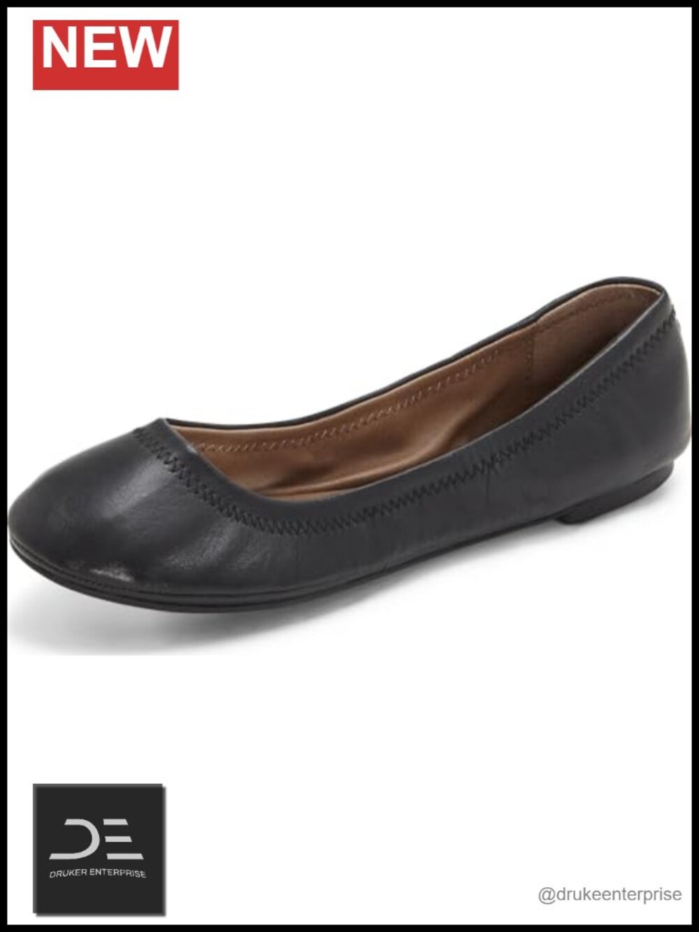 Womens Ballet Flats Lucky Brand Emmie Rounded Toe Comfort Shoes